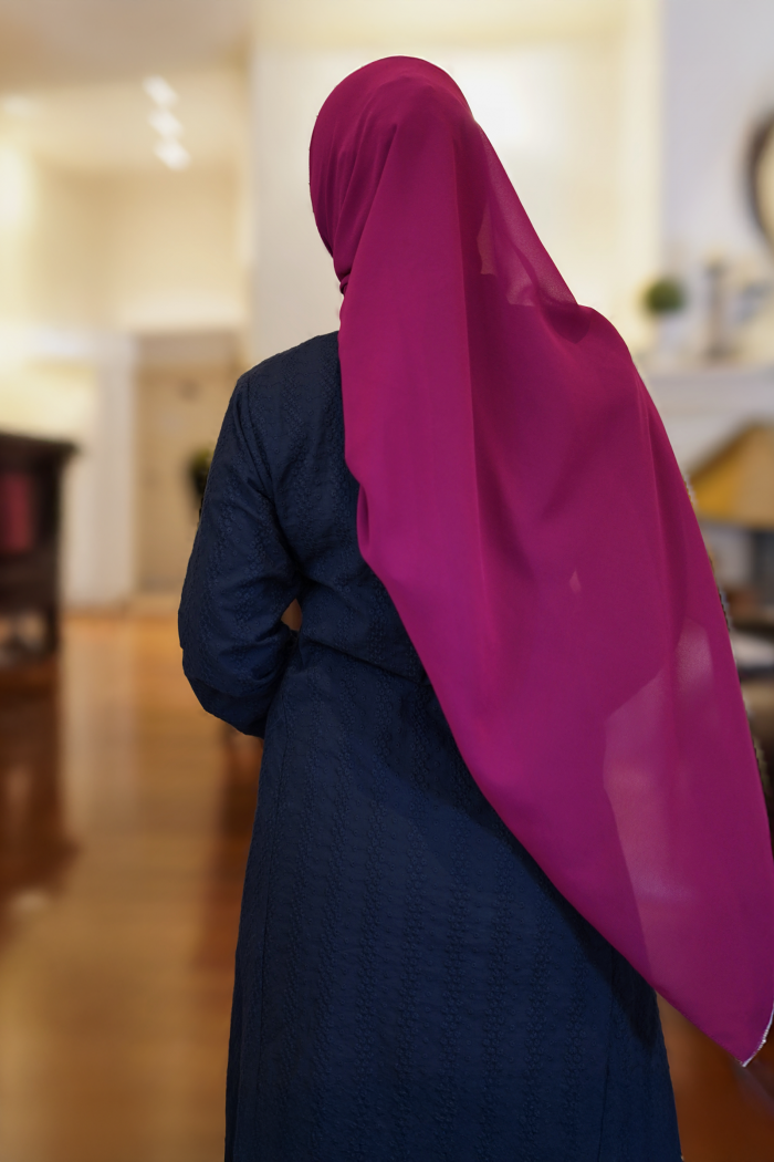 Eva Shawl - Borderline Shimmering Rhinestones (Ruby Red)