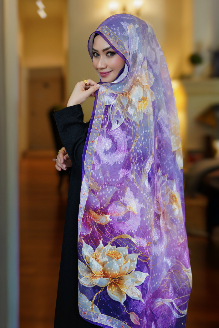 Flower Shawl - Signature Floral Edition (Lily)