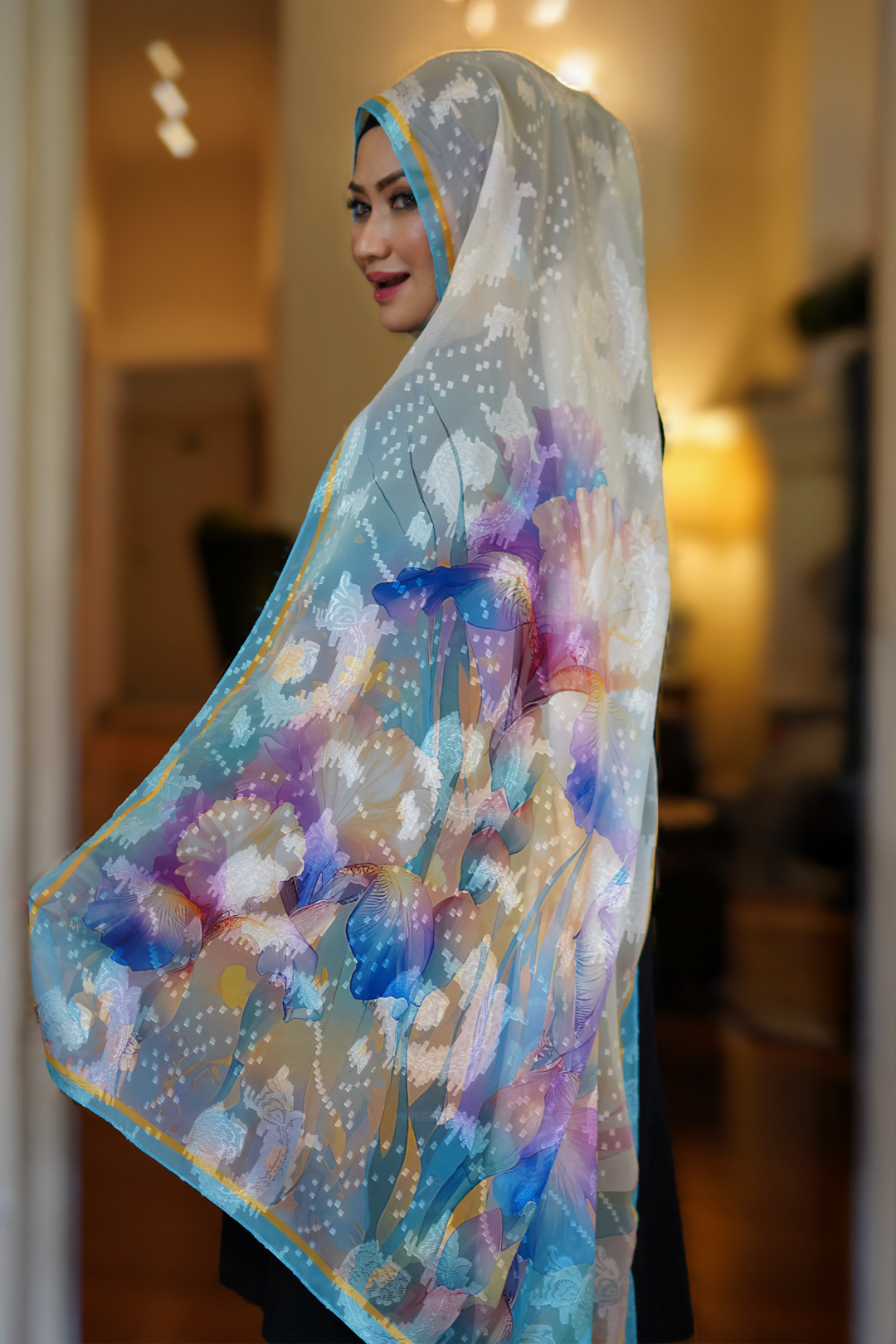 Flower Shawl - Signature Floral Edition (Tulips)