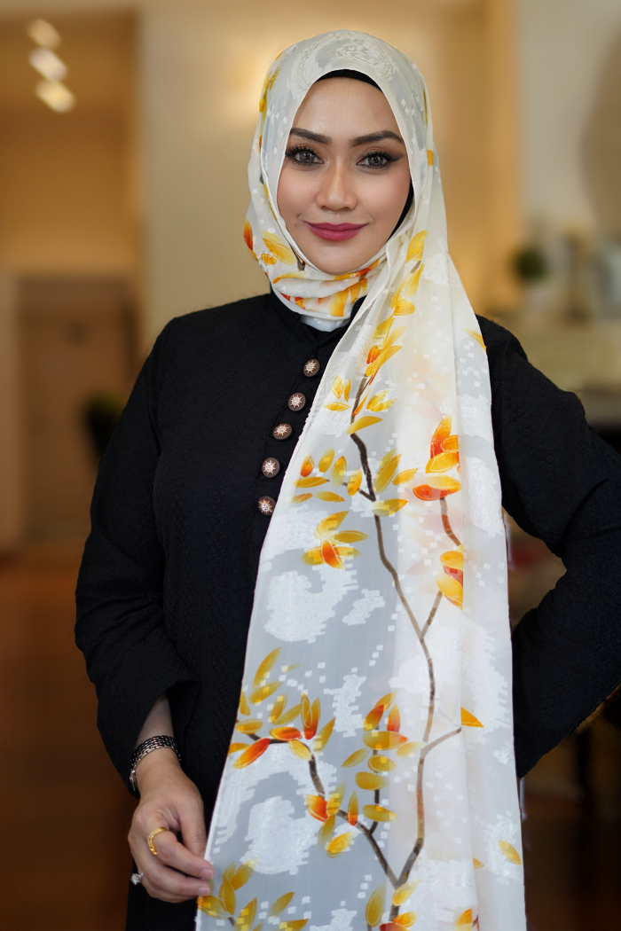Flower Shawl - Signature Floral Edition (Maple)