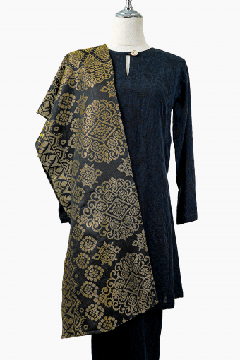 Selendang Songket Klasik V6 (Teja)