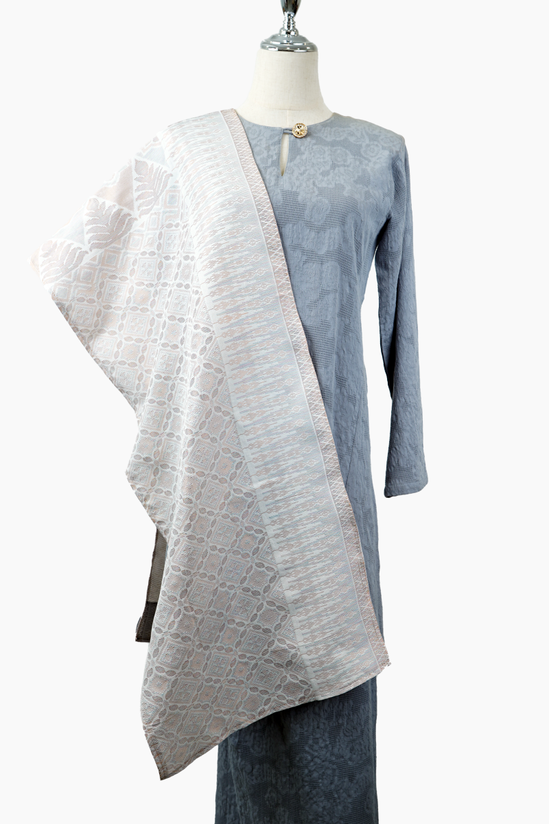 Selendang Songket Klasik (Dahlia)