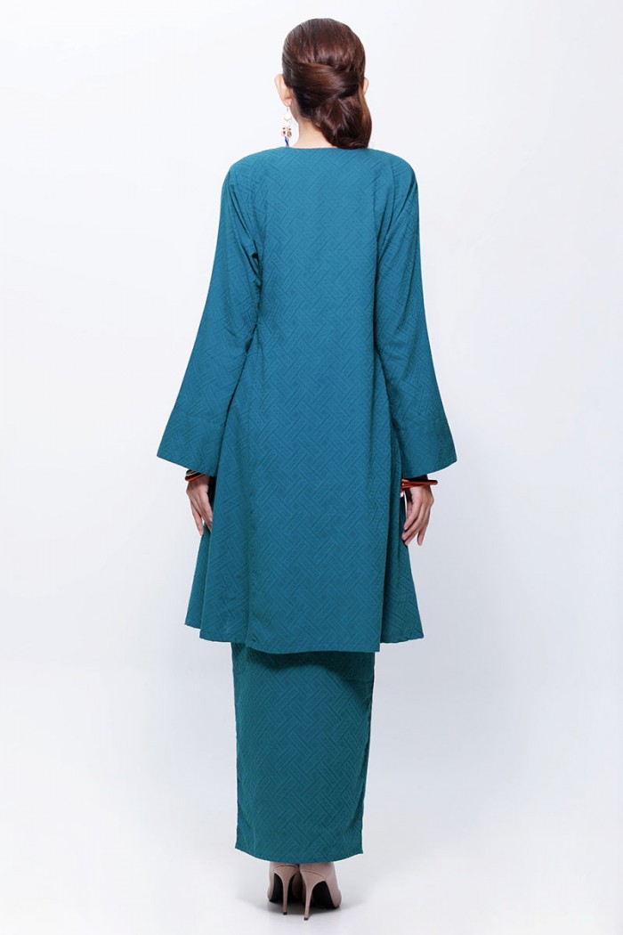 LIMITED EDITION - Kurung Riau Ghina (Teal Blue)