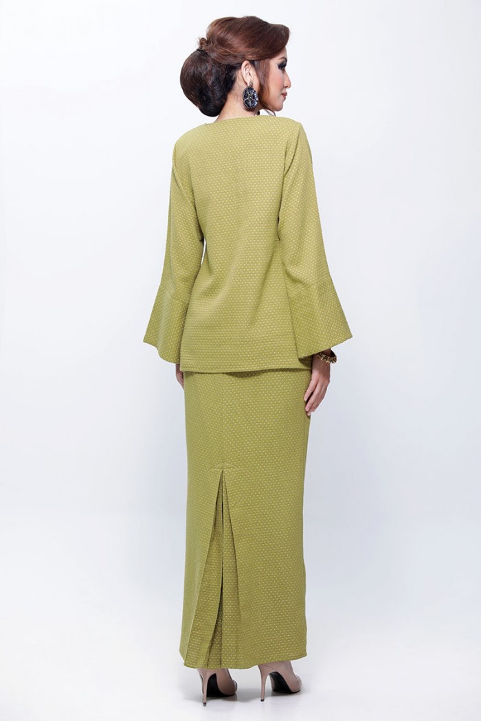 Kurung Kedah Tun Teja (Avocado Green)