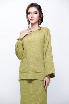 Kurung Kedah Tun Teja (Avocado Green)