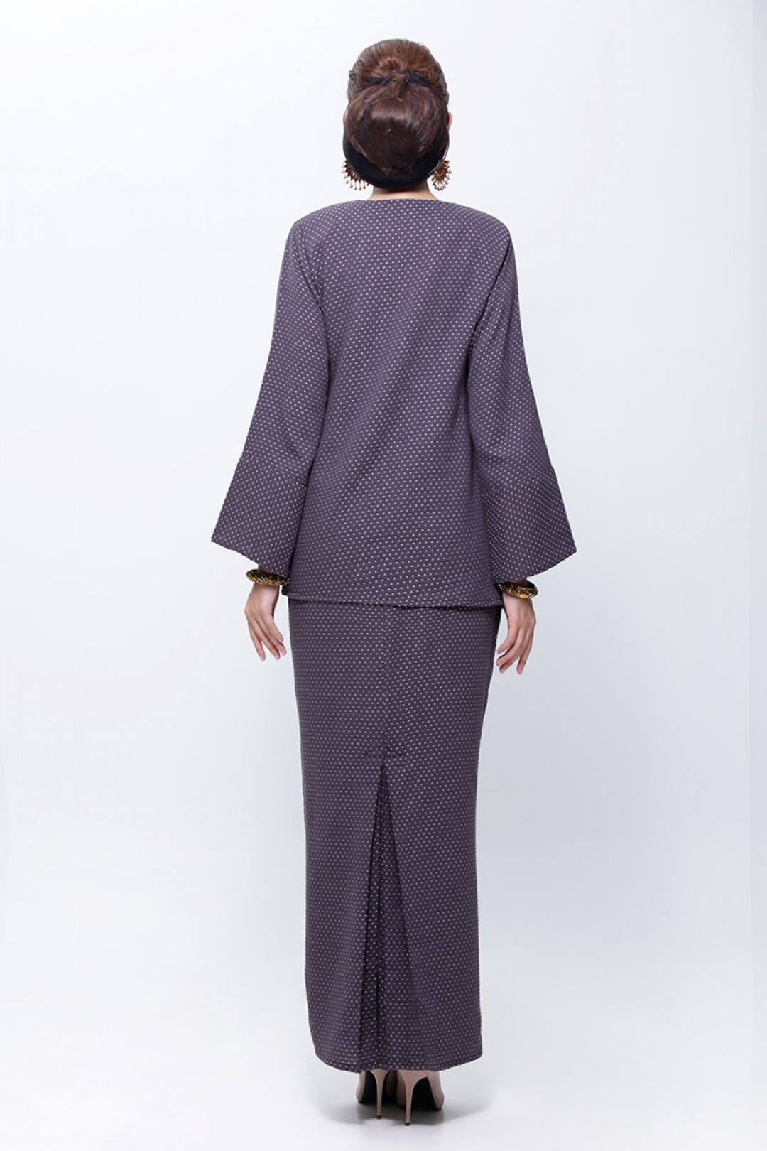 Kurung Kedah Tun Teja (Dark grey)