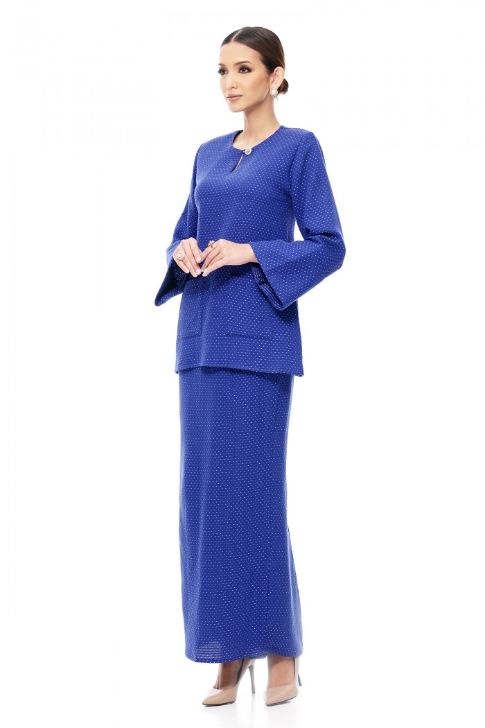 Kurung Kedah Tun Teja (Royal Blue)