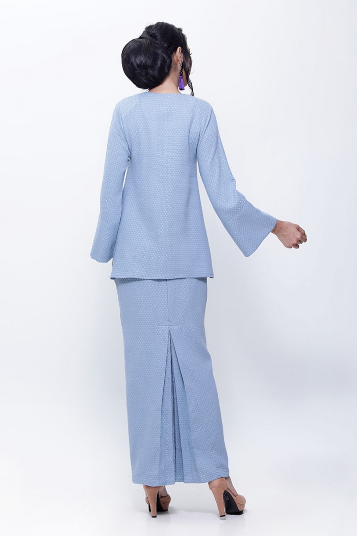 Kurung Kedah Tun Teja (Sky Blue)