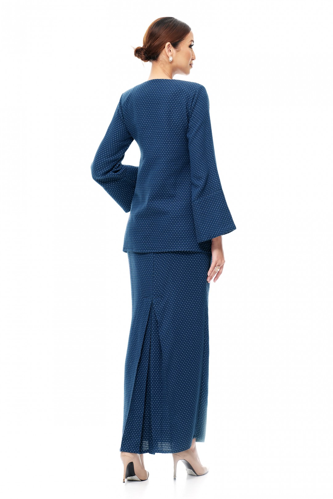 Kurung Kedah Tun Teja (Teal Blue)