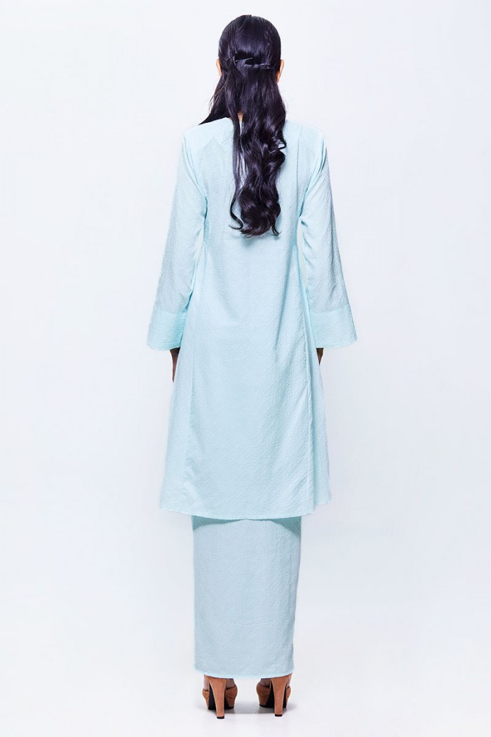 LIMITED EDITION - Kurung Riau Ghina (Light Tiffany Blue)