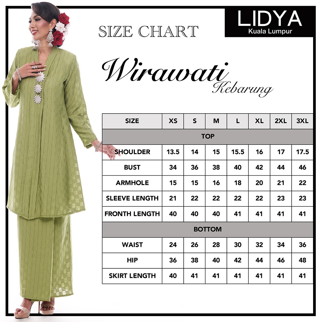 Klasik Kebarung Wirawati (Fresh Green)