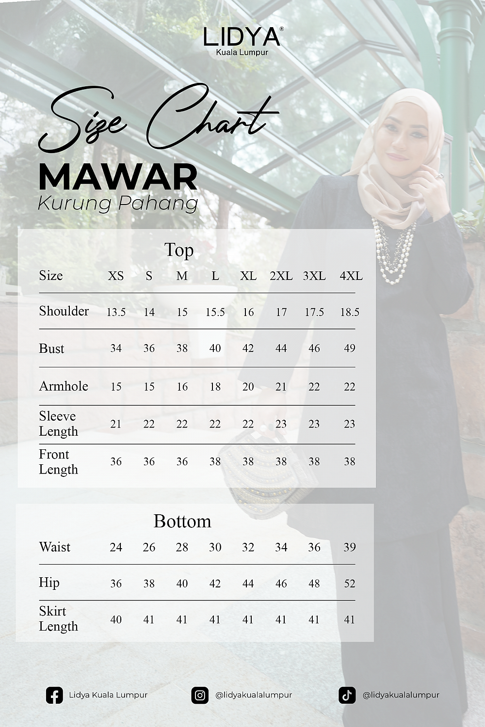 Klasik Kurung Pahang Mawar (Ruby Red)